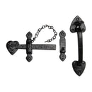 Tudor Suffolk Latch Black Iron