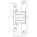 SIMONSWERK TECTUS TE380 3D Rebated Concealed Hinge