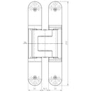 SIMONSWERK TECTUS TE540 3D Concealed Hinge