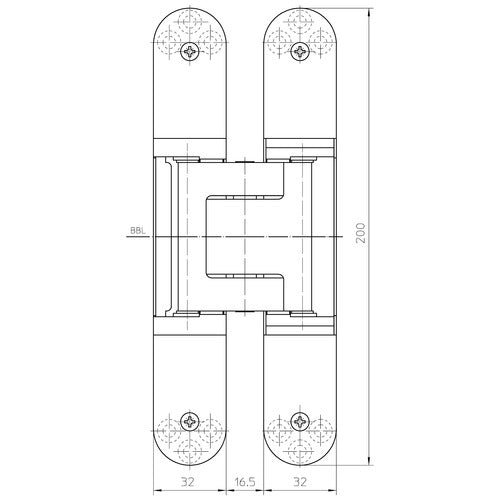 SIMONSWERK TECTUS TE540 3D Concealed Hinge