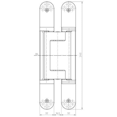 SIMONSWERK TECTUS TE640 3D Concealed Hinge