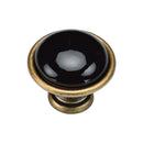 M.Marcus Black Domed Cabinet Knob