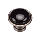 M.Marcus Black Domed Cabinet Knob