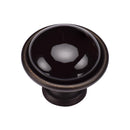 M.Marcus Black Domed Cabinet Knob