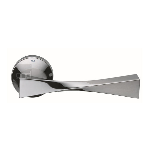 dnd Twist Door Handle on Round Rose