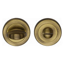 Heritage Brass Round Bathroom Turn & Release - V0678