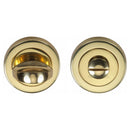 Heritage Brass Round Bathroom Turn & Release - V0678
