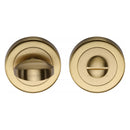 Heritage Brass Round Bathroom Turn & Release - V0678