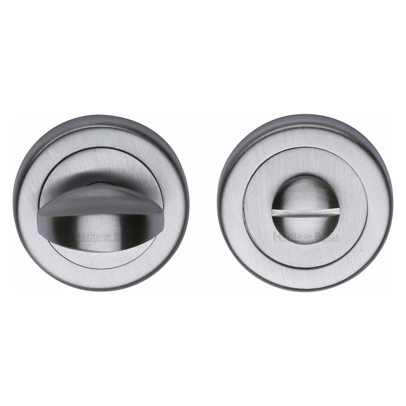 Heritage Brass Round Bathroom Turn & Release - V0678