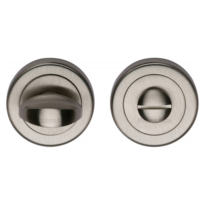 Heritage Brass Round Bathroom Turn & Release - V0678
