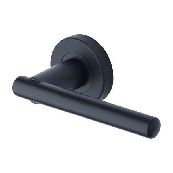 Heritage Brass Challenger Door Handle on Round Rose