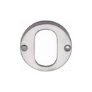 Heritage Brass Oval Profile Cylinder Escutcheon Round - V1013