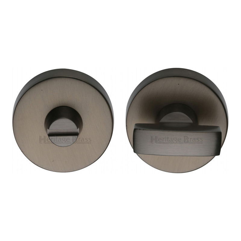 Heritage Brass Round Bathroom Turn & Release - V1018
