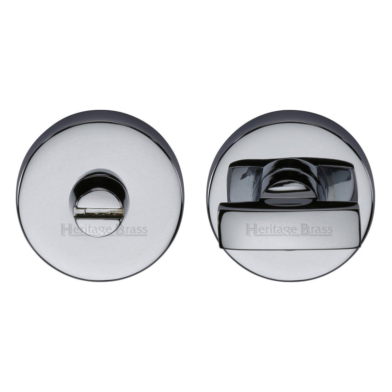 Heritage Brass Round Bathroom Turn & Release - V1018