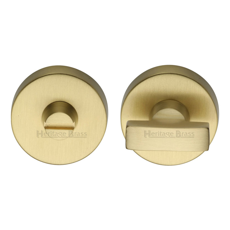 Heritage Brass Round Bathroom Turn & Release - V1018