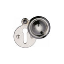 Heritage Brass Standard Covered Key Escutcheon Round - V1020
