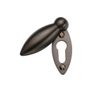 Heritage Brass Standard Covered Key Escutcheon Oval - V1022