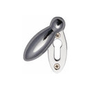 Heritage Brass Standard Covered Key Escutcheon Oval - V1022