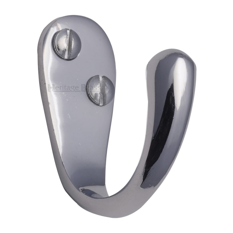 Heritage Brass Curved Single Robe Hook