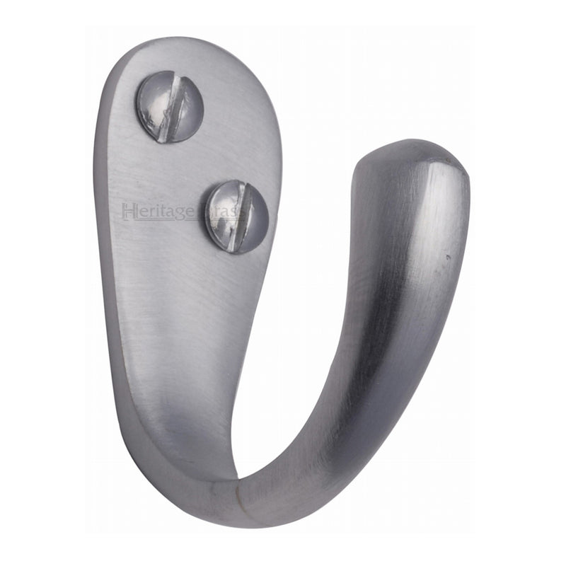 Heritage Brass Curved Single Robe Hook