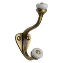 Heritage Brass Curved Hat & Coat Hook