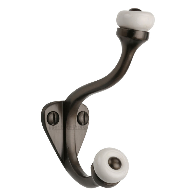 Heritage Brass Curved Hat & Coat Hook
