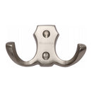Heritage Brass Double Coat Hook - V1062