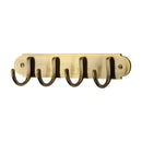 Heritage Brass Coat Hooks on Plate 