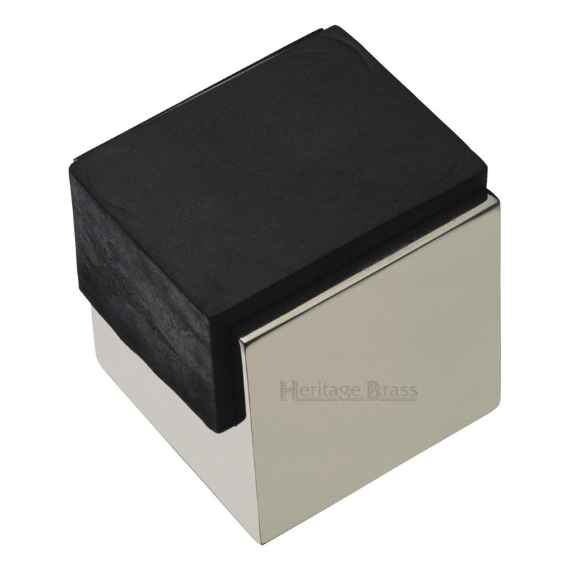 Heritage Brass Square Floor Mounted Door Stop - V1082