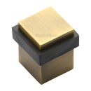 Heritage Brass Square Floor Mounted Door Stop - V1089