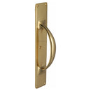 Heritage Brass Door Pull Handle on Plate