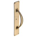 Heritage Brass Door Pull Handle on Plate