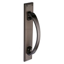 Heritage Brass Door Pull Handle on Back Plate