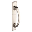 Heritage Brass Door Pull Handle on Back Plate