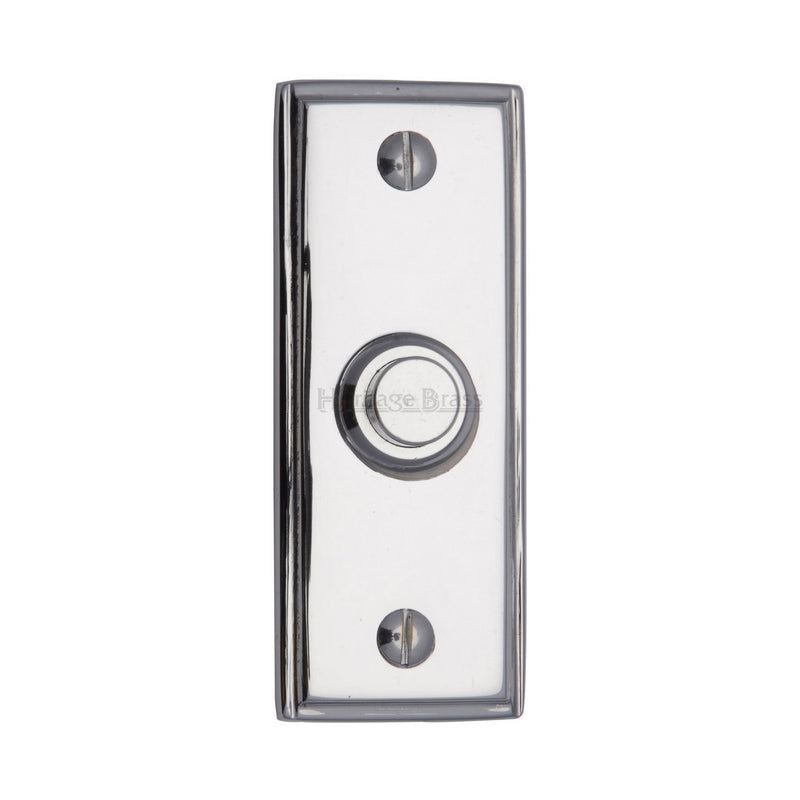 Heritage Brass Oblong Bell Push