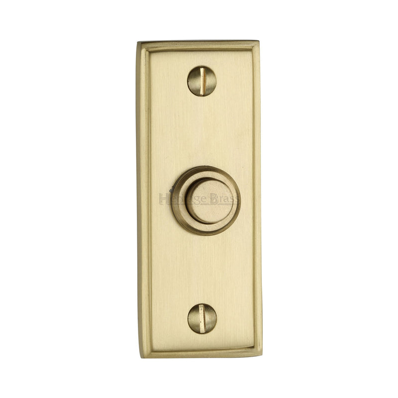 Heritage Brass Oblong Bell Push