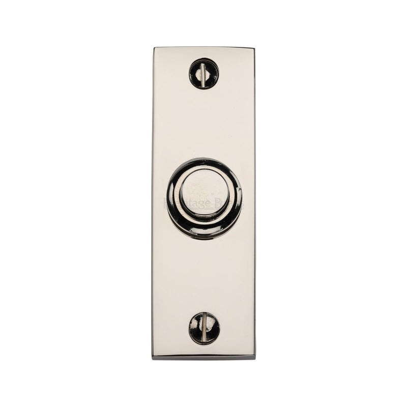Heritage Brass Rectangular Bell Push