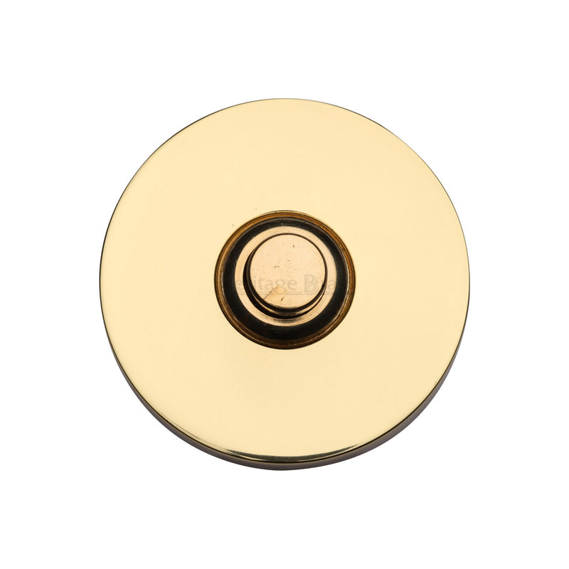 Heritage Brass Round Bell Push