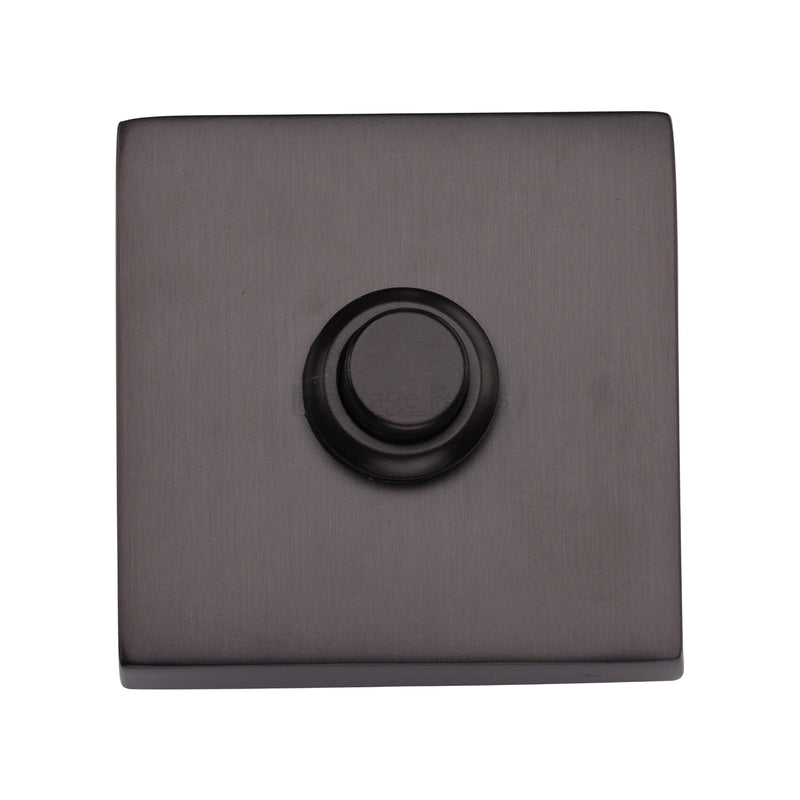 Heritage Brass Square Bell Push