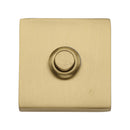 Heritage Brass Square Bell Push