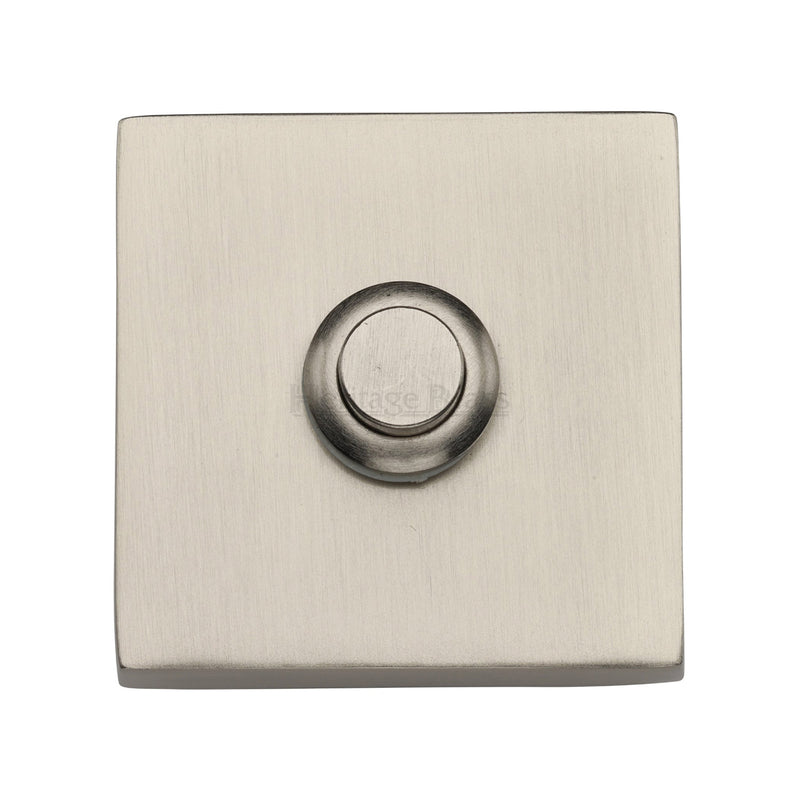 Heritage Brass Square Bell Push