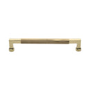 Heritage Brass Bauhaus Knurled Door Pull Handle