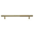Heritage Brass Knurled Bar Door Pull Handle