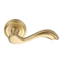 Heritage Brass Lisboa Door Handle on Round Rose