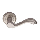 Heritage Brass Lisboa Door Handle on Round Rose