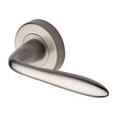 Heritage Brass Sutton Door Handle on Round Rose