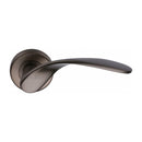 Heritage Brass Volo Door Handle on Round Rose