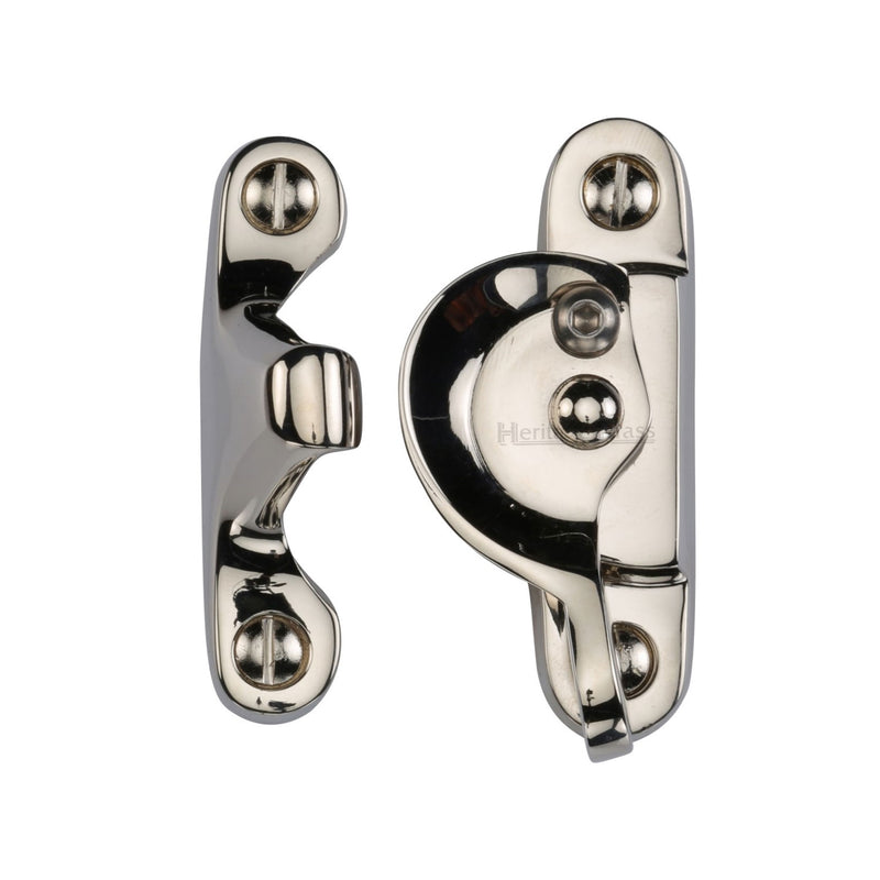 Heritage Brass Fitch Pattern Sash Fastener Lockable