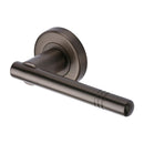 Heritage Brass Alicia  Door Handle on Round Rose