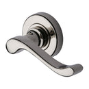 Heritage Brass Bedford Door Handle on Round Rose